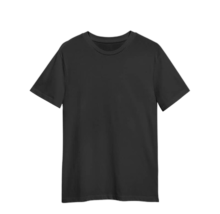 black t-shirt
